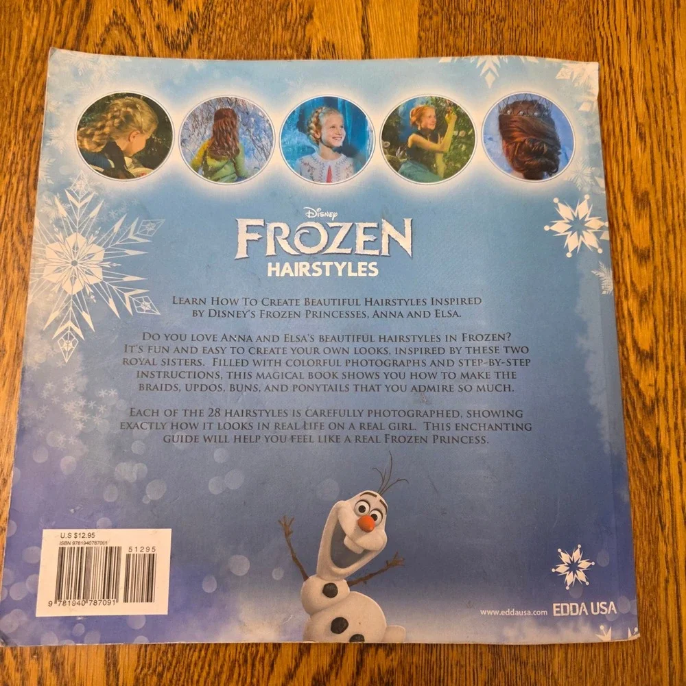 Disney Frozen Hairstyles Inspired by Anna‎ and Elsa Kids Activity Book